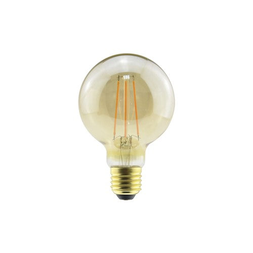 SUNSET VINTAGE FILAMENT GLOBE G80 BULB E27 470LM 3.4W 2200K DIMMABLE 300 BEAM ILGLOBE27D014