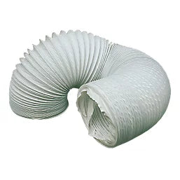 PVC Flexible Ducting Hose White