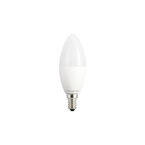 CANDLE BULB E14 470LM 4.2W 2700K DIMMABLE 240 BEAM FROSTED INTEGRAL