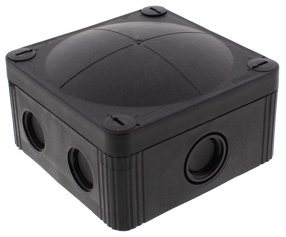 Wiska COMBI 407 PVC Adaptable Box IP66 black