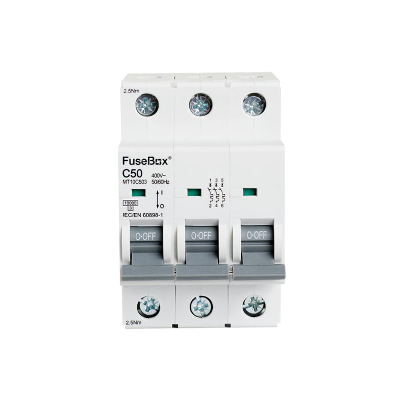 FuseBox C Type MCB 10Ka Triple pole - Various