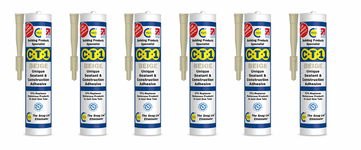 6 X CT1 SEALANT & ADHESIVE 290ML (CT1)