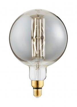 6w Filament LED Large Globe G180 (dimmable, 4000K, E27, 450lm, smoked)