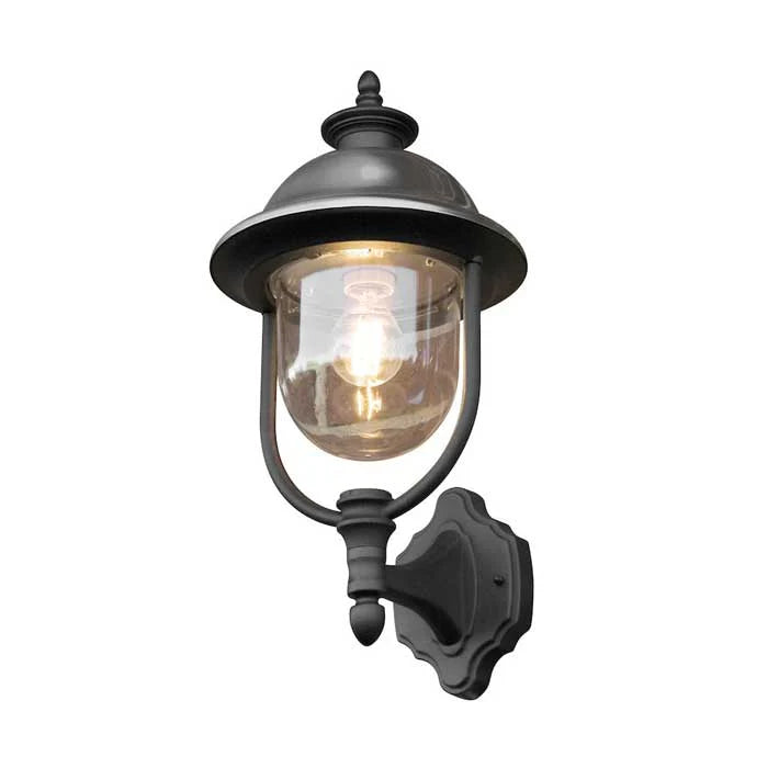 Konstsmide 7239-000 - Parma Up Light Black + S.Steel