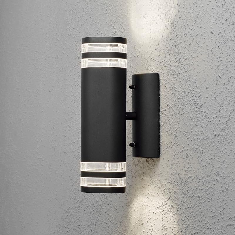 Konstsmide 7516-750 - Modena Double Wall Light Black