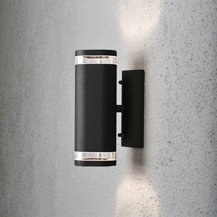 Konstsmide Modena Black Up & Down Wall Light 7512-750
