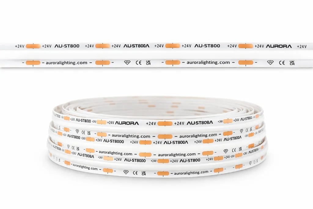 Aurora ChromaFlex AU-ST800 COB Opal LED Strip 9.6W Cool White 4000K – Per 50m