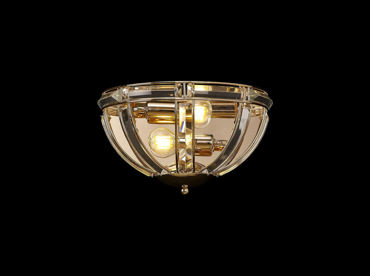 Ellison Wall Light, 2 x E14, French Gold