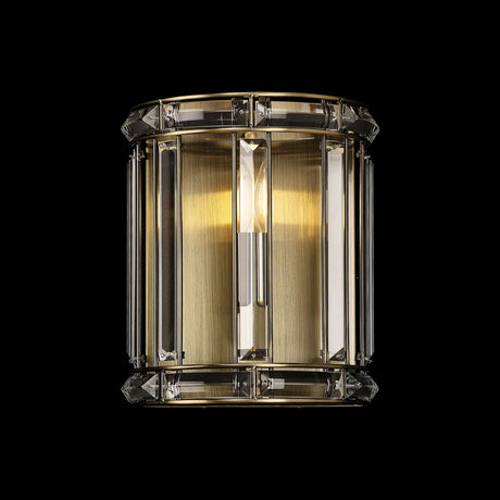 Ellison Wall Light, 1 x E14, Antique Brass