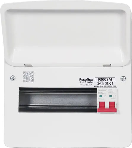 Fusebox F3008M 8-way (100A Main Switch) Consumer Unit