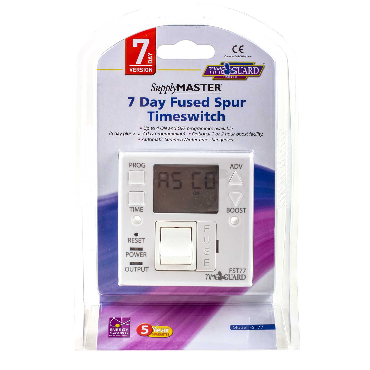 Timeguard Supplymaster 7 Day Fused Spur Timeswitch