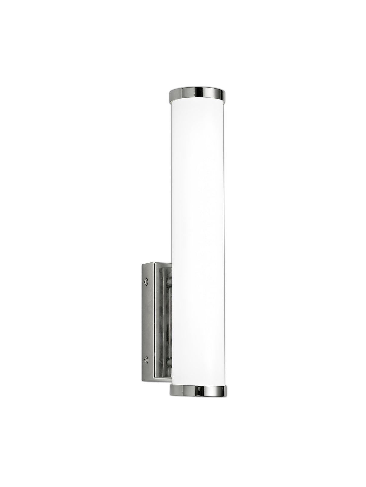 Wallace Wall Lamp Small, 1 x 9W LED, 4000K, 621lm, IP44, Polished Chrome, 3yrs Warranty