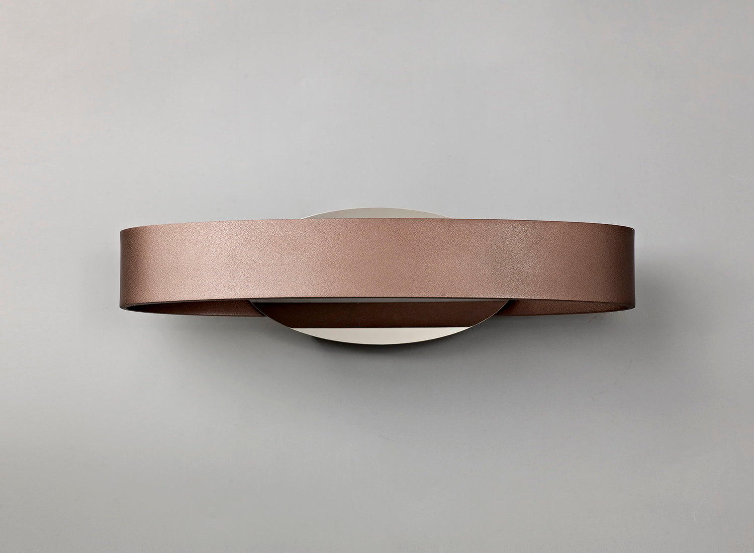 Bracewell Wall Lamp, 1 x 6W LED, 3000K, 480lm, Satin Brown/Polished Chrome, 3yrs Warranty