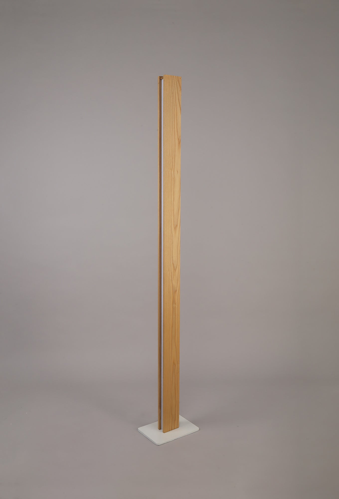 Atkinson Floor Lamp, 2 x 18W LED, 3000K, 1560lm, Oak / Sand White, 3yrs Warranty