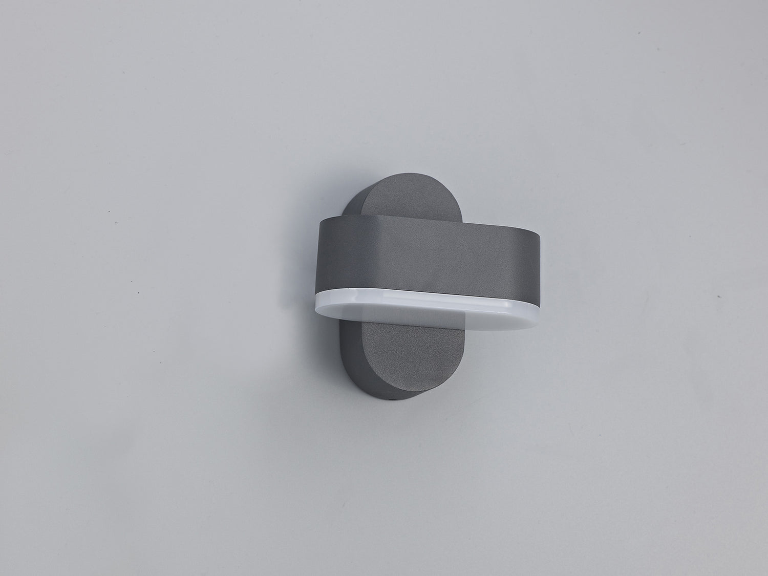 Ord 1 Light Adjustable Wall Lamp, 1 x 6W LED, 3000K, 400lm, IP54, Anthracite, 3yrs Warranty