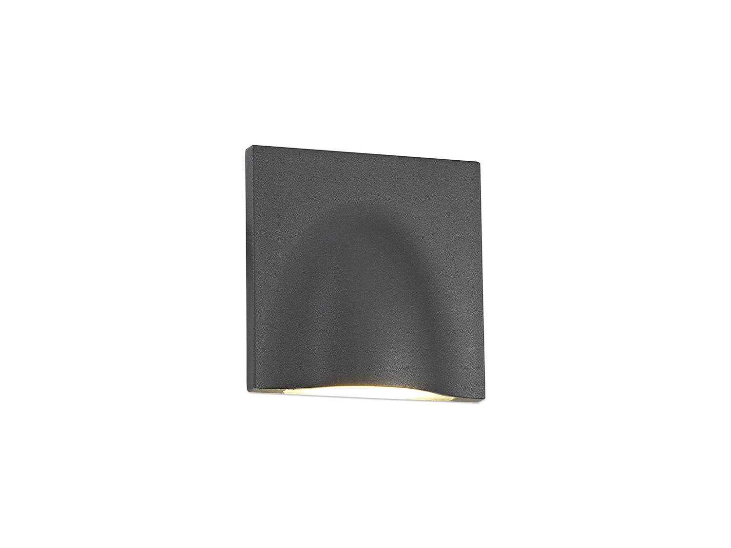 Simpson Wall Lamp, 1 x 6W LED, 3000K, 510lm, IP54, Anthracite, 3yrs Warranty