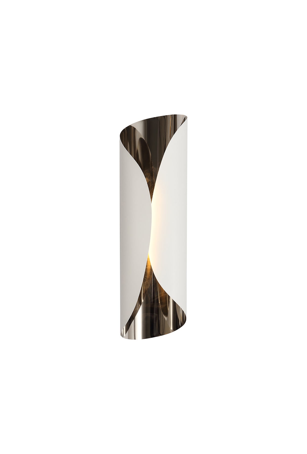 Holton Wall Lamp, 1 x 7W LED, 3000K, 700lm, Sand White/Polished Chrome, 3yrs Warranty