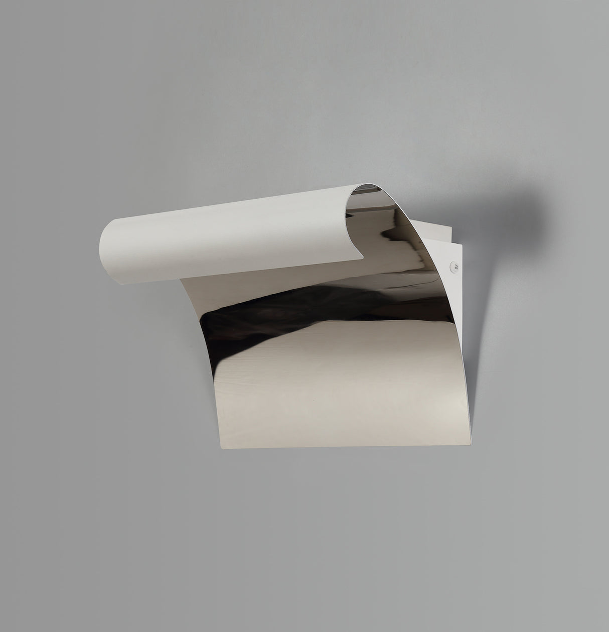 Gilbert Wall Lamp, 1 x 12W LED, 3000K, 840lm, Sand White/Polished Chrome, 3yrs Warranty