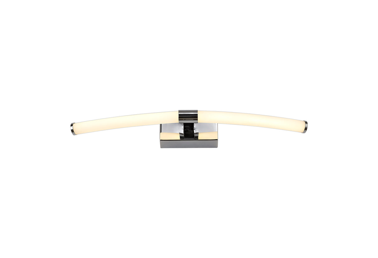 Baggs Wall Lamp Small, 2 x 4W LED, 3000K, 560lm, IP44, Polished Chrome, 3yrs Warranty