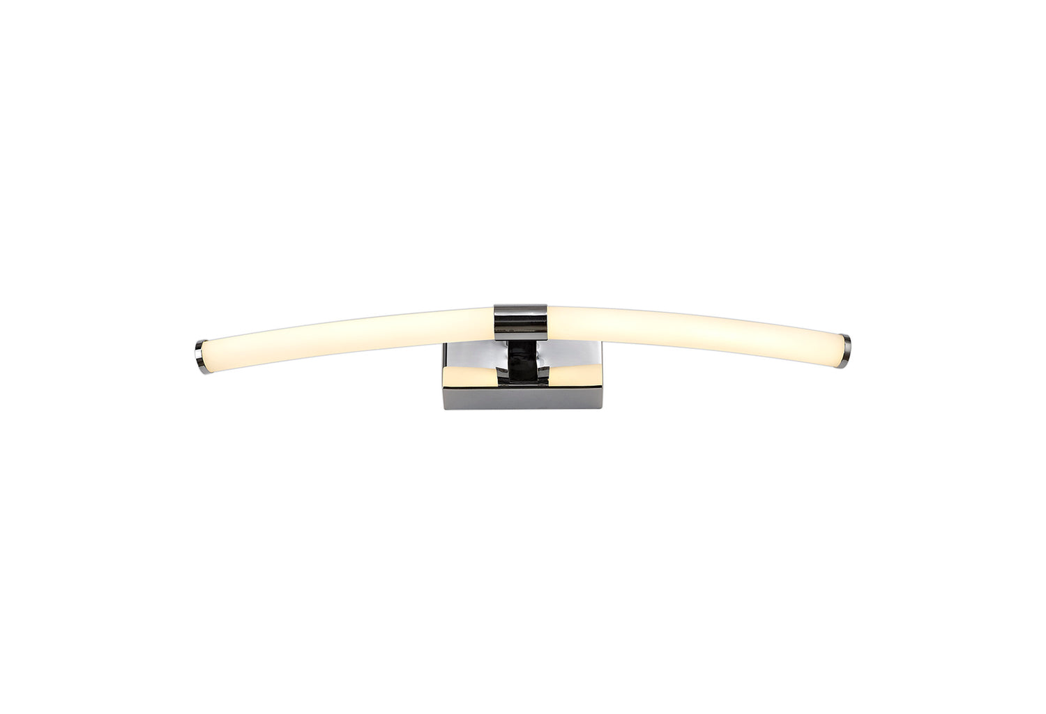 Baggs Wall Lamp Small, 2 x 4W LED, 3000K, 560lm, IP44, Polished Chrome, 3yrs Warranty