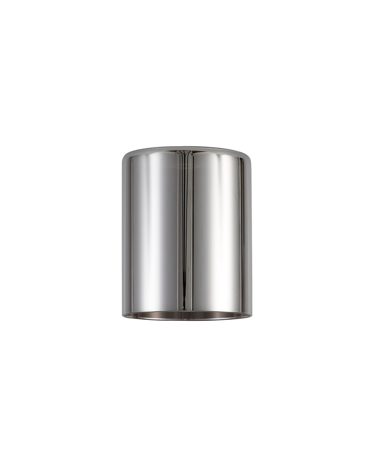 Lathen 120x150mm Medium Cylinder (A) Chrome Glass Shade