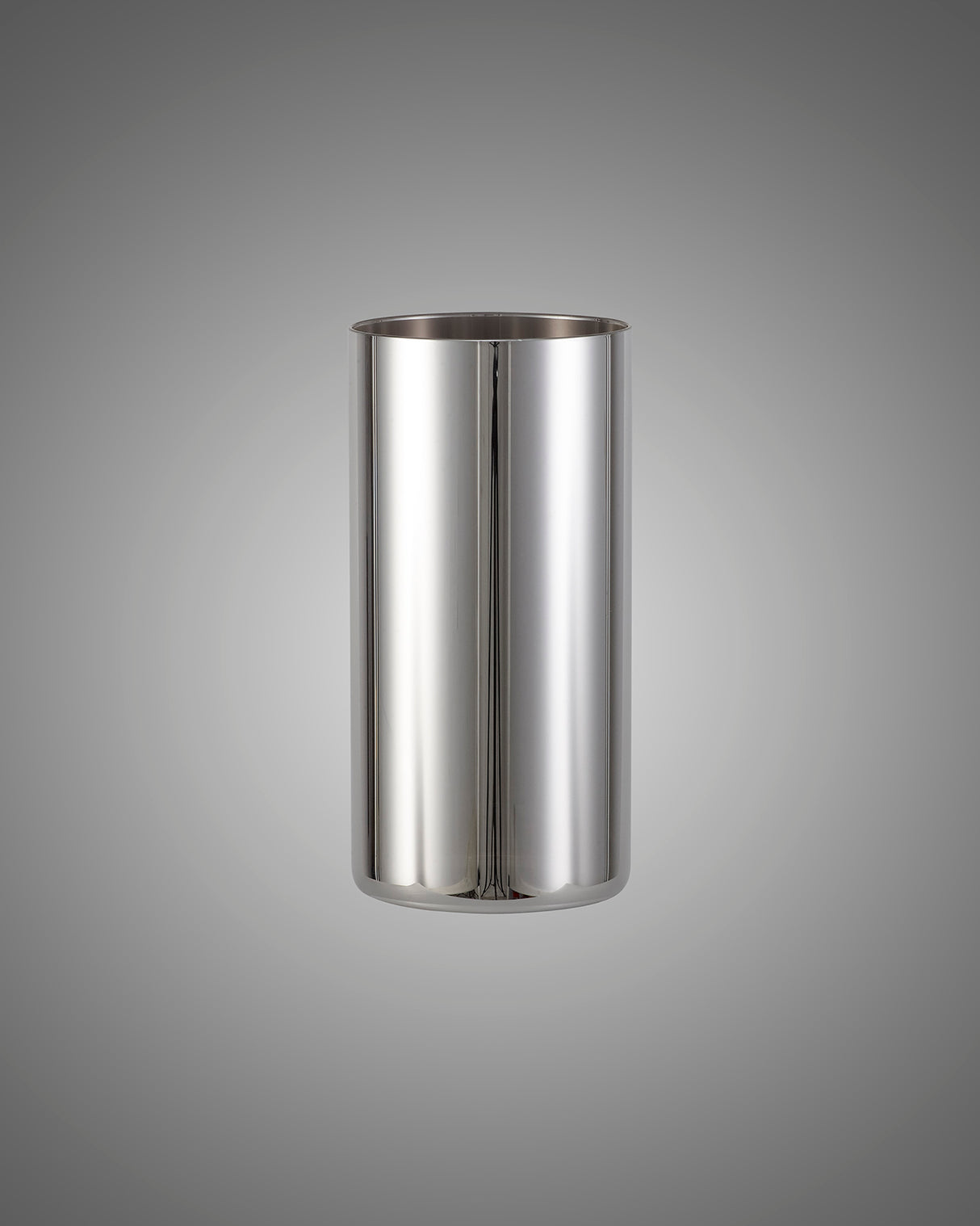 Lathen 100x200mm Tall Cylinder (A) Chrome Glass Shade