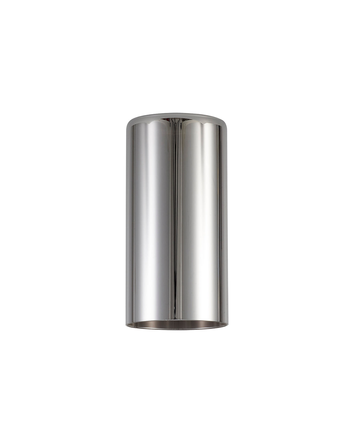 Lathen 100x200mm Tall Cylinder (A) Chrome Glass Shade