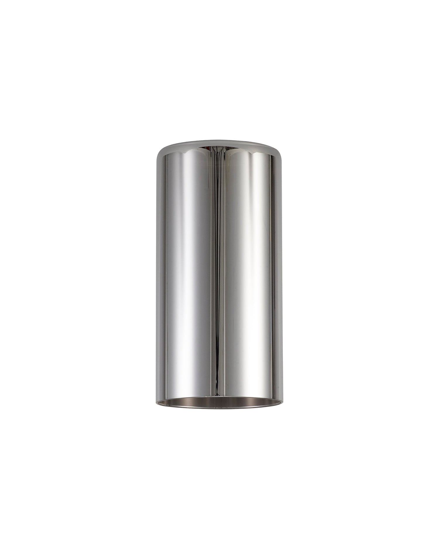 Lathen 100x200mm Tall Cylinder (A) Chrome Glass Shade