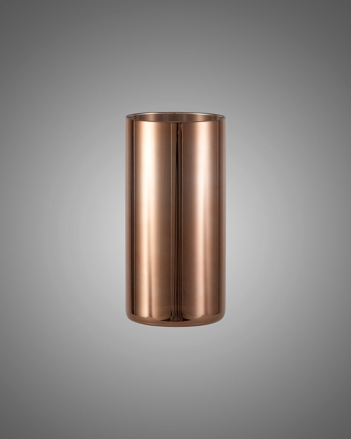 Lathen 100x200mm Tall Cylinder (A) Copper Glass Shade