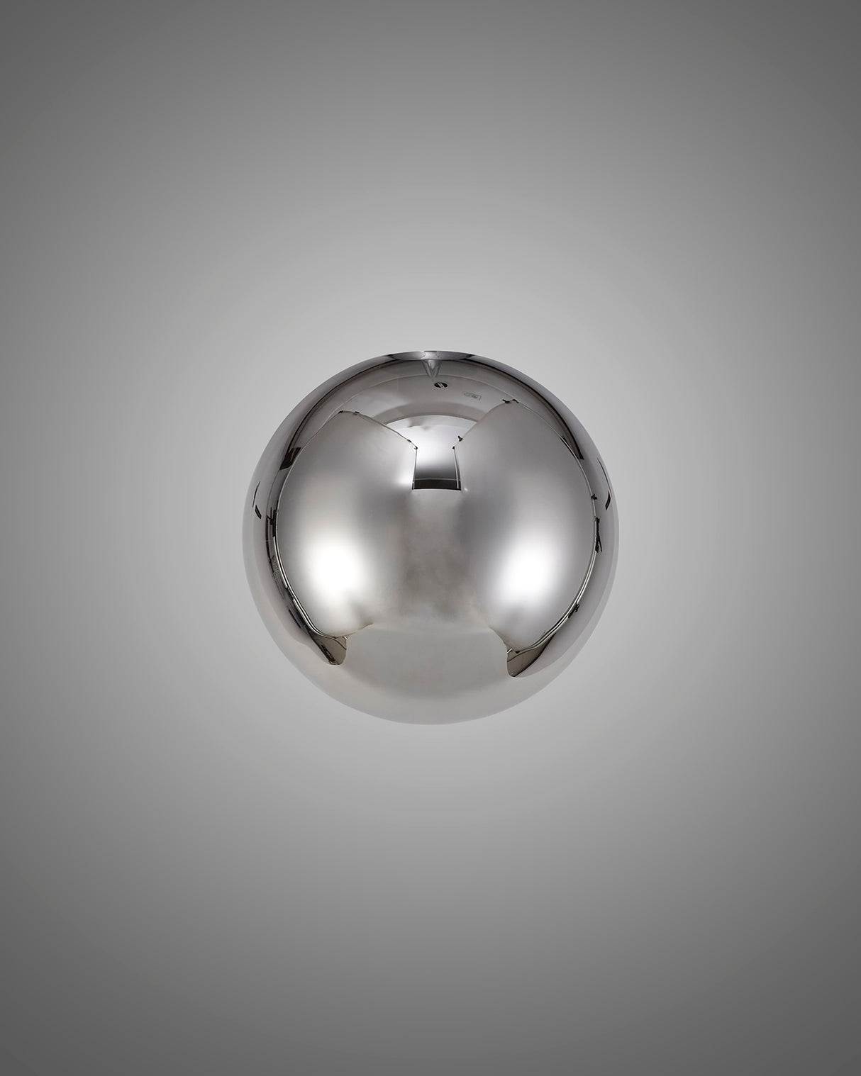 Lathen 150mm Round Chrome With Inner Frosted Globe (G) Glass Shade