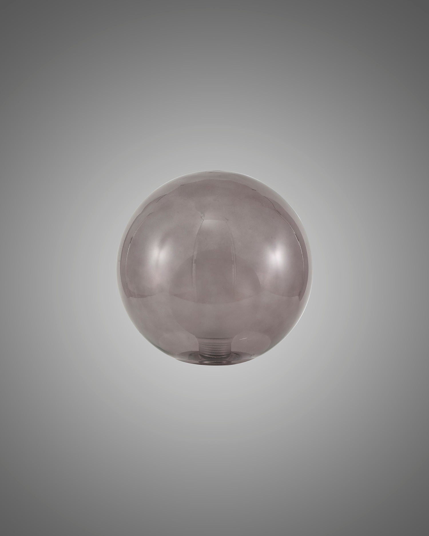 Lathen 150mm Round Smoke With Inner Frosted Globe (G) Glass Shade