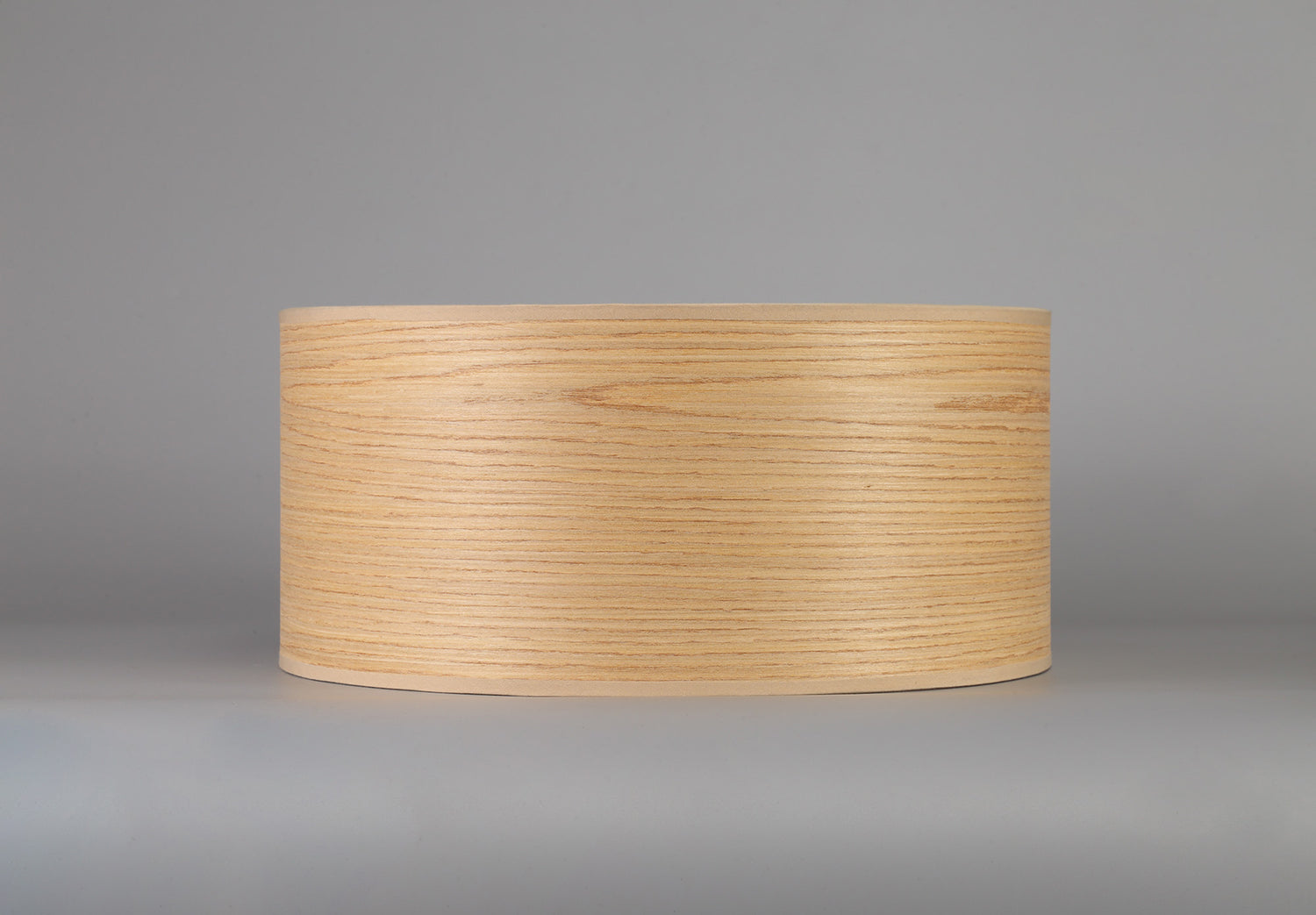 Worthington Round, 395 x 180mm Wood Effect Shade (A), Light Oak/White Laminate