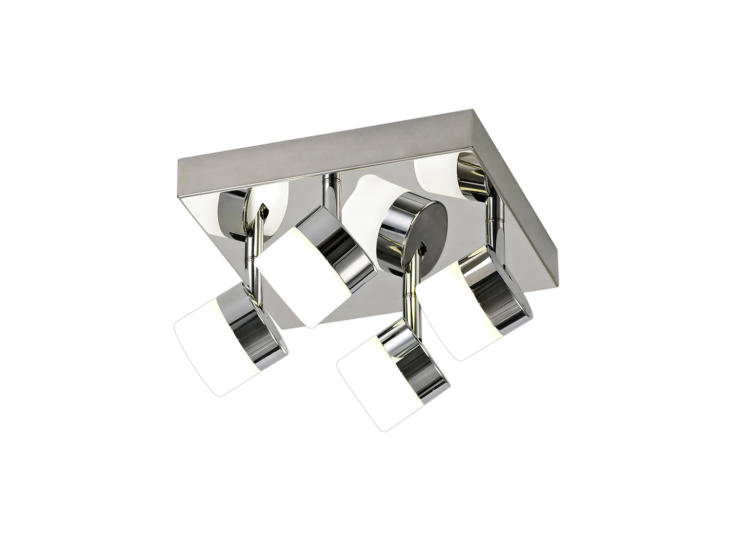 Coady 4 Light Ceiling, 4 x 5W LED, 4000K, 1700lm, IP44, Polished Chrome, 3yrs Warranty