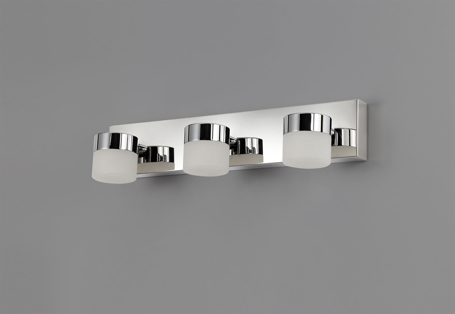 Coady Wall Lamp Triple Adjustable, 3 x 5W LED, 4000K, 1275lm, IP44, Polished Chrome, 3yrs Warranty