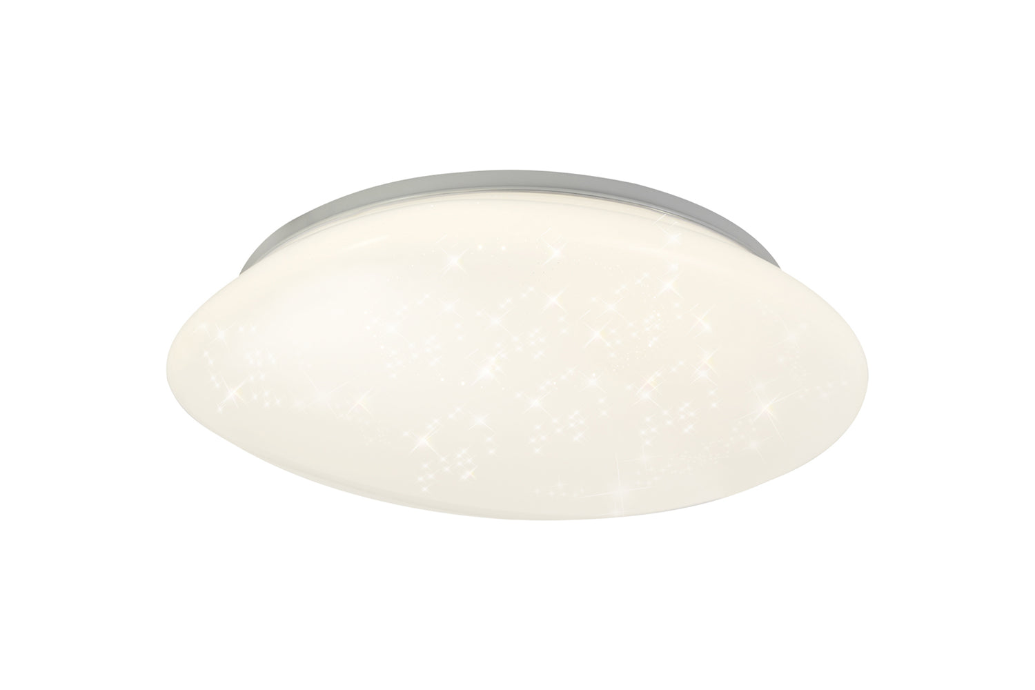 Palmer Ceiling, 1 x 24W LED, 4000K, 1614lm, IP44, White Acrylic, 3yrs Warranty