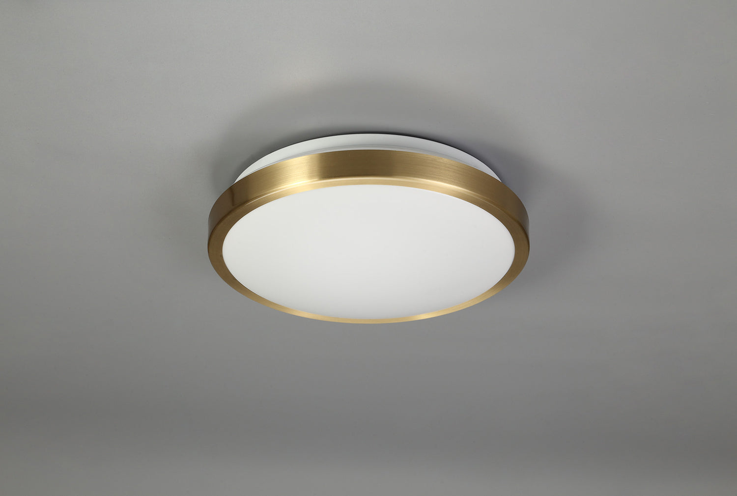 Pitt Ceiling, 1 x 12W LED, 4000K, 3-Step-Dimmable, 565lm, IP44, Soft Bronze/White, 3yrs Warranty