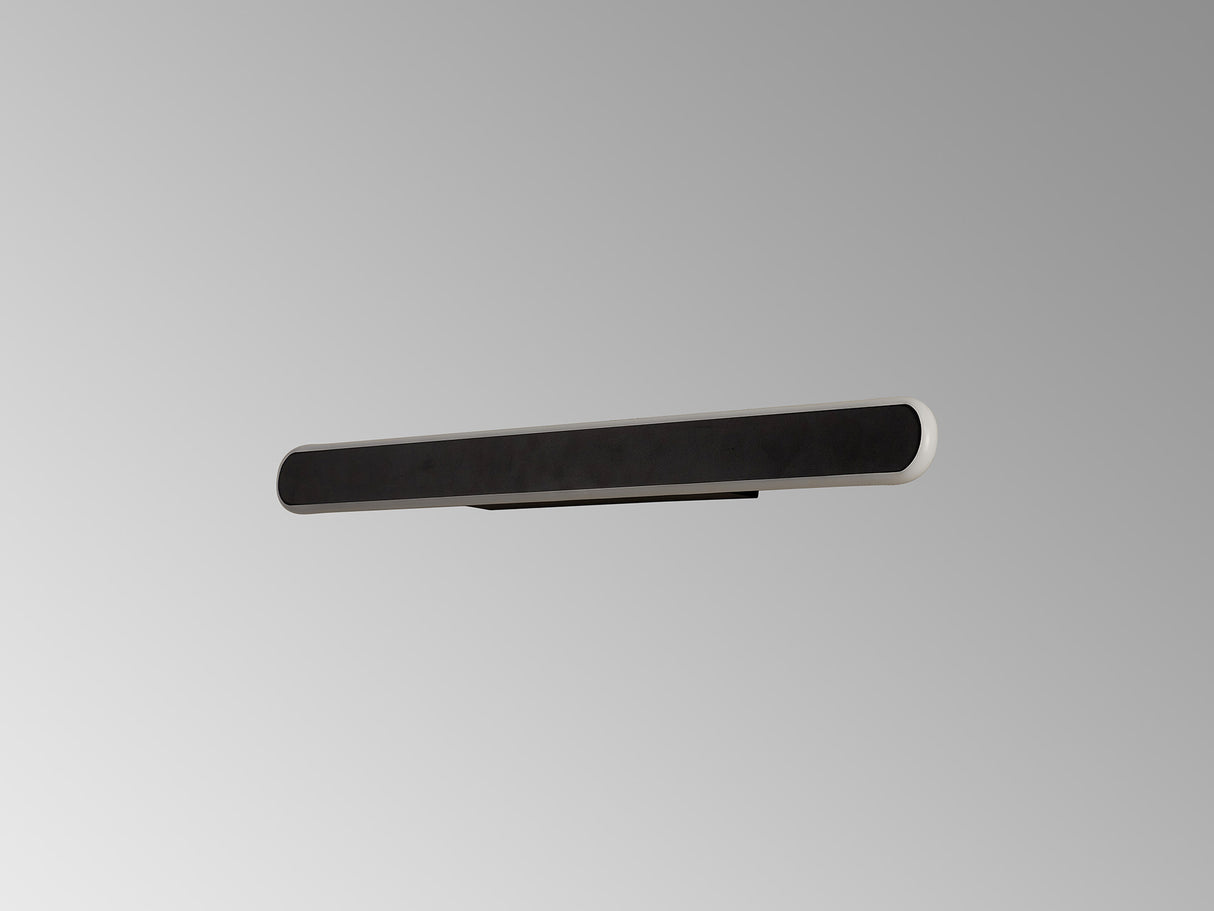 Lowrey Wall Lamp, 1 x 24W LED, 4000K, 1000lm, Satin Black, 3yrs Warranty