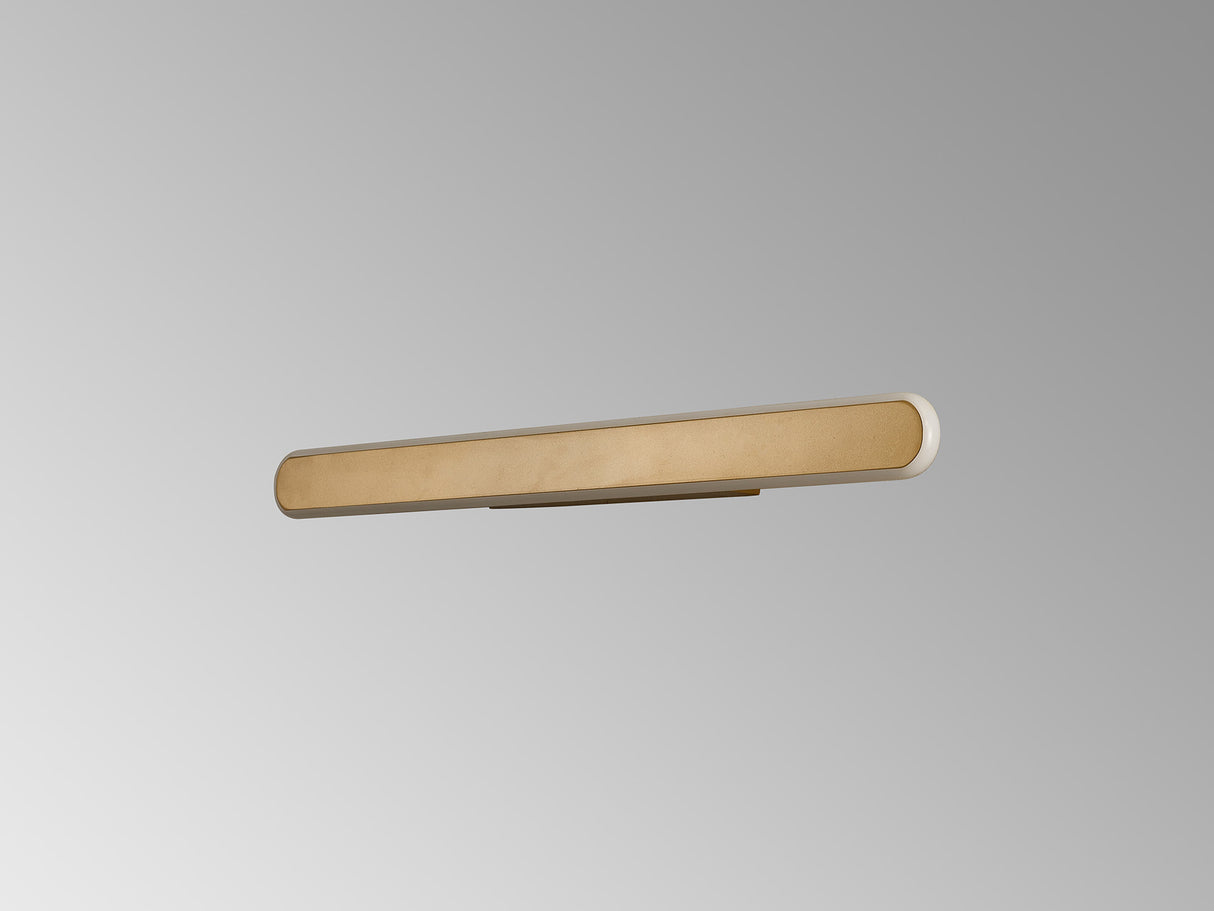 Lowrey Wall Lamp, 1 x 24W LED, 3000K, 1000lm, Sand Gold, 3yrs Warranty