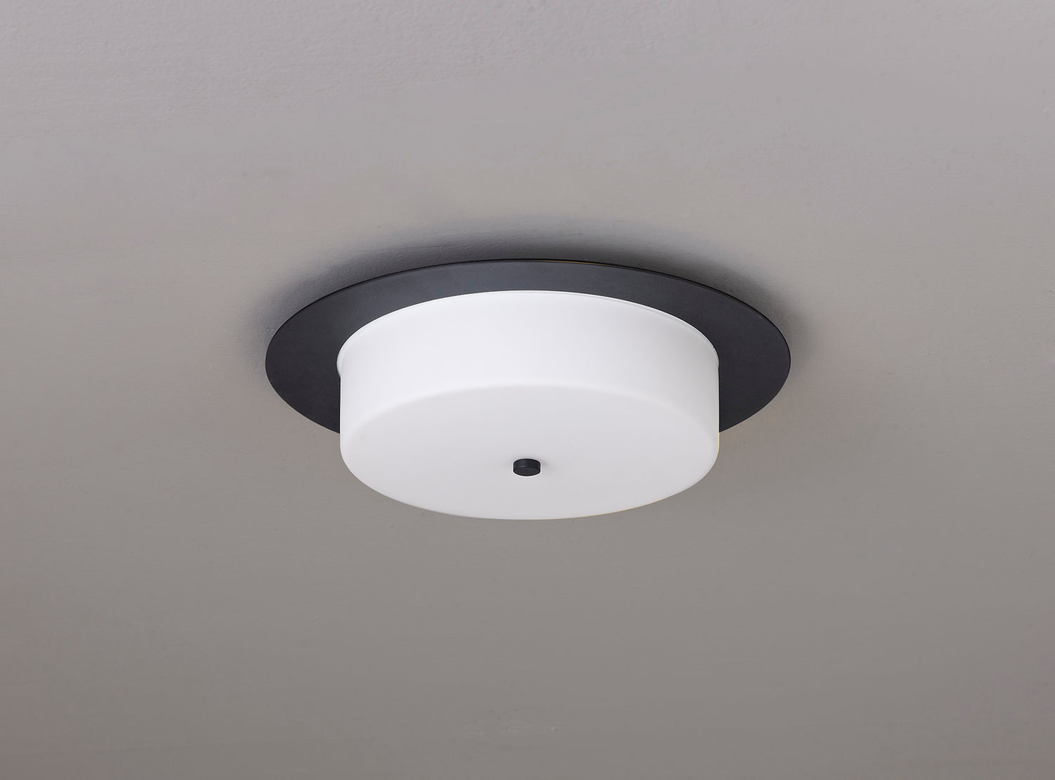Chambers Ceiling, 18W LED, 3000K, 1080lm, IP44, Sand Black, 3yrs Warranty