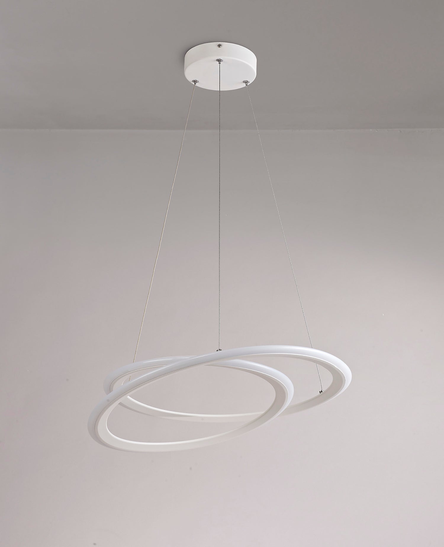 Porterfield Pendant, 1 x 40W LED, 4000K, 2996lm, 3 Step Dimming, Sand White, 3yrs Warranty