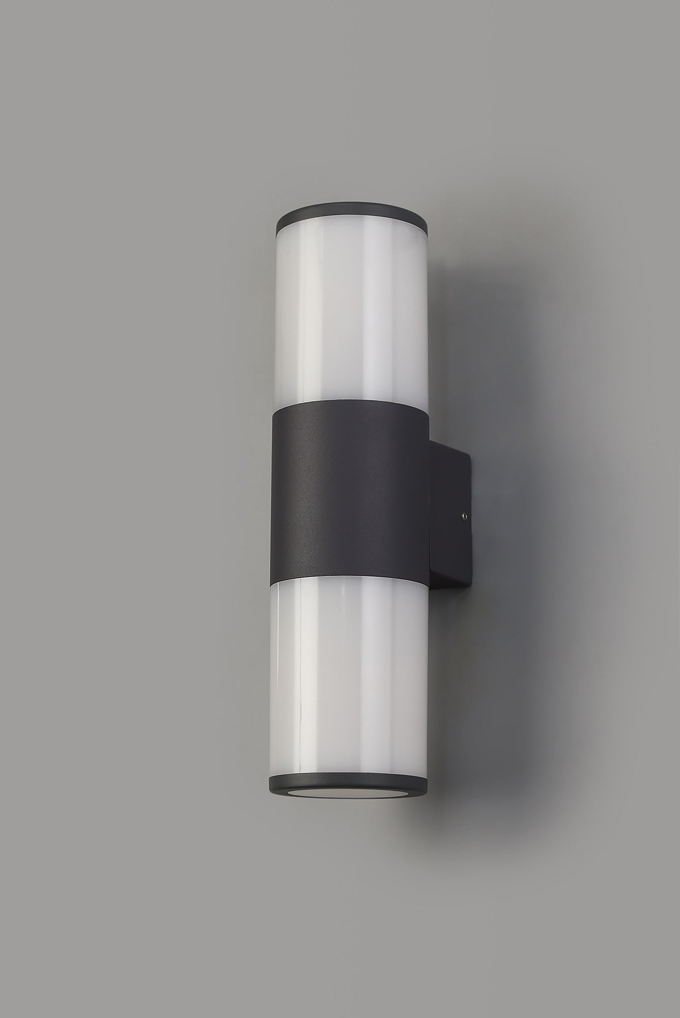 Pascoe Wall Lamp 2 x E27, IP54, Anthracite/Opal, 2yrs Warranty