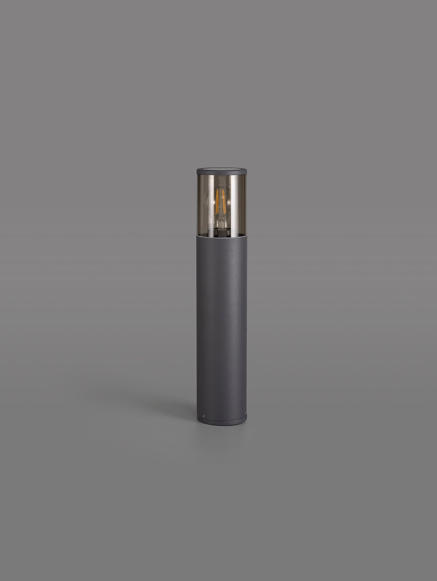 Pascoe 45cm Post Lamp 1 x E27, IP54, Anthracite/Smoked, 2yrs Warranty