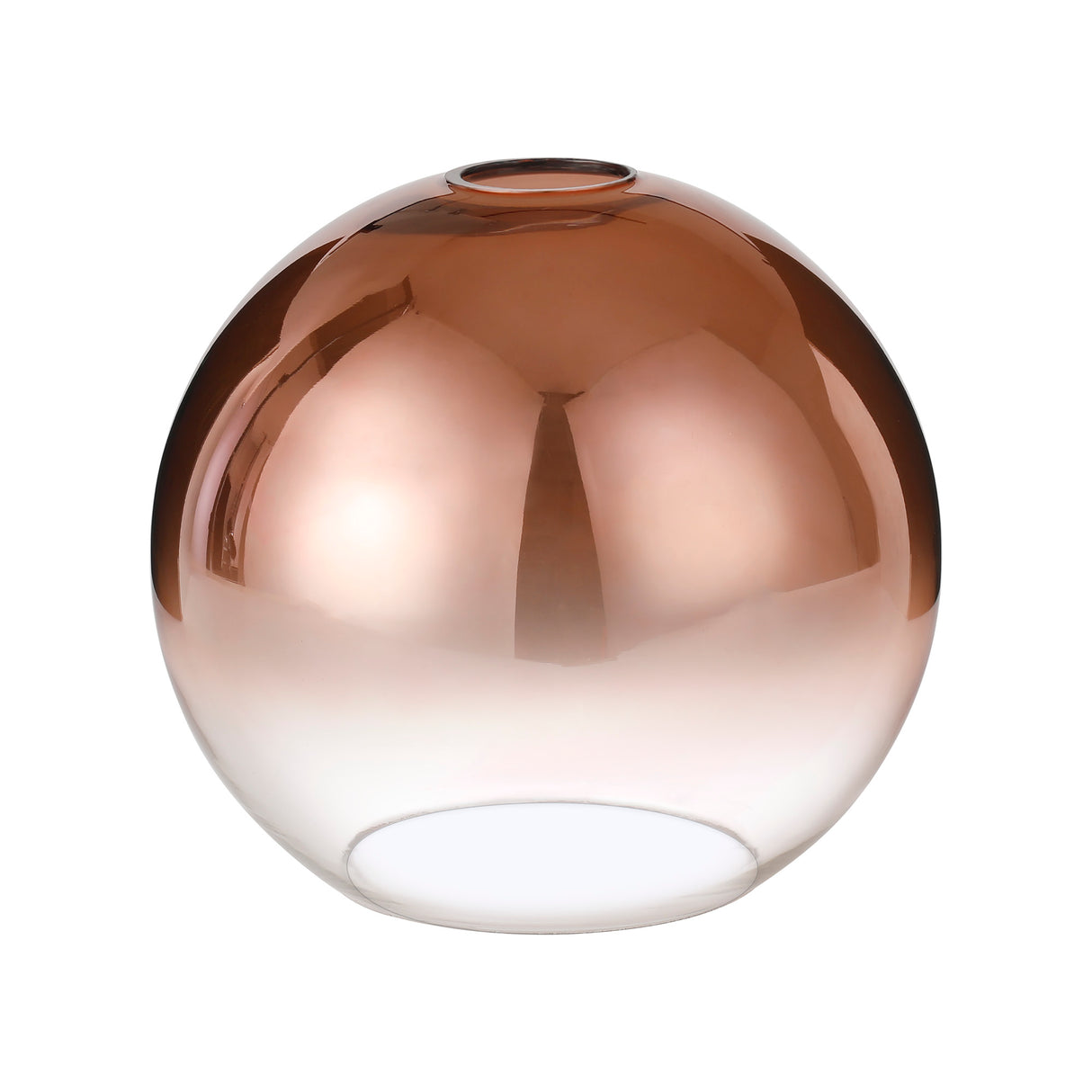 Allardyce 30cm Globe Glass (B), Copper Fade/Clear