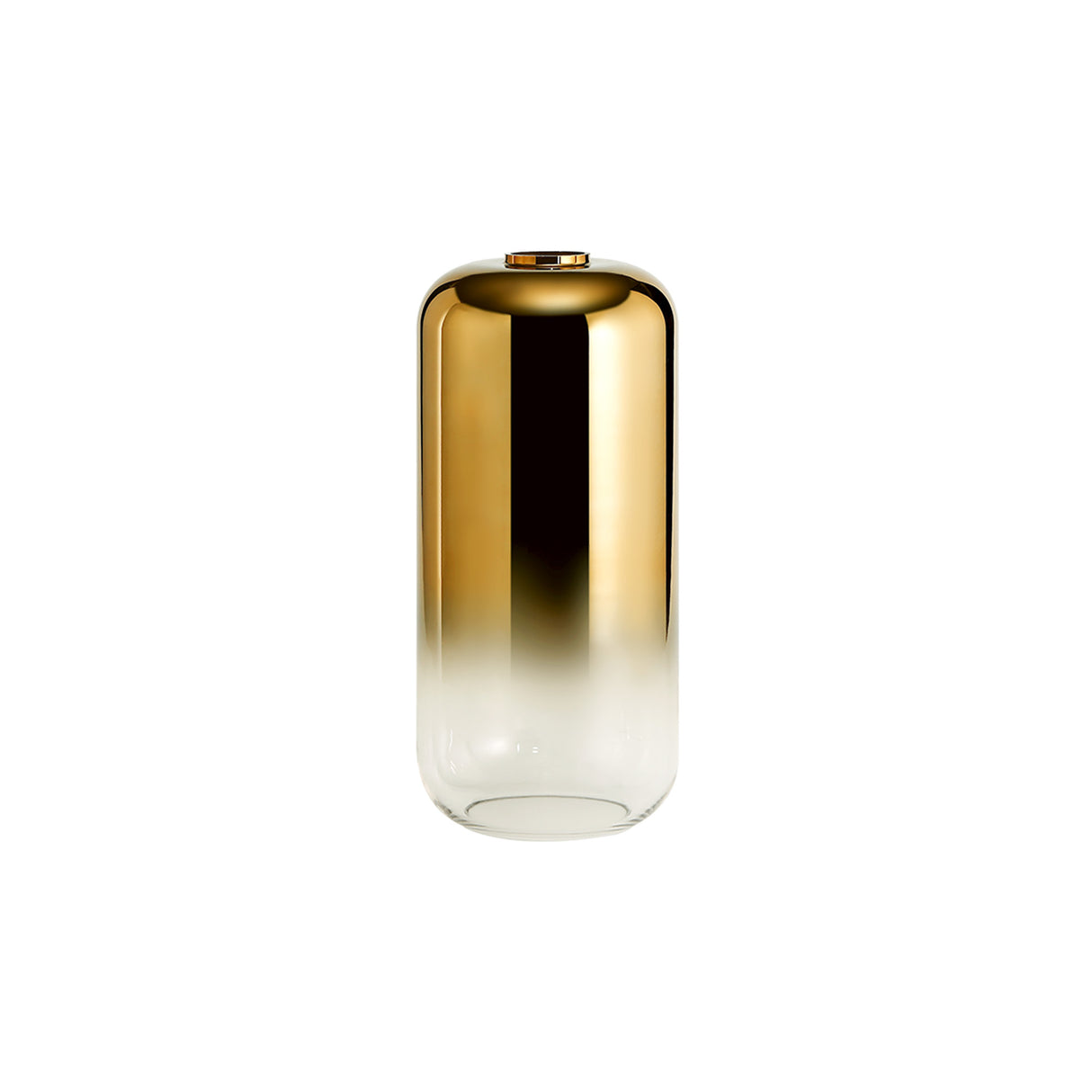 Allardyce 16cm Cylinder Glass (A), Gold Fade/Clear