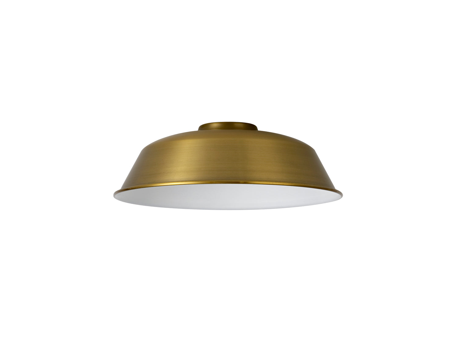 Robson Round 25cm Lampshade With Angled Sides, Gilt Bronze