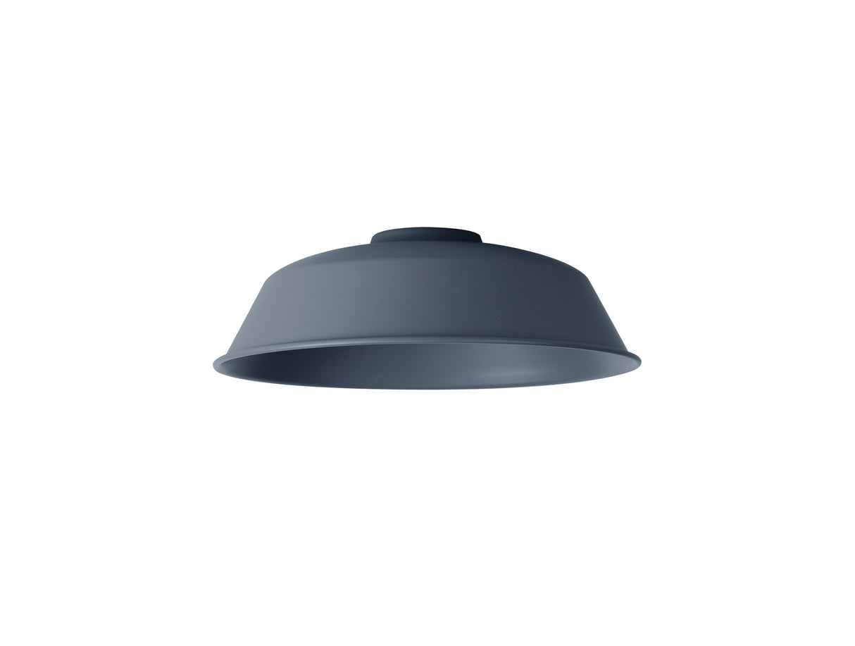 Robson Round 25cm Lampshade With Angled Sides, Cool Grey