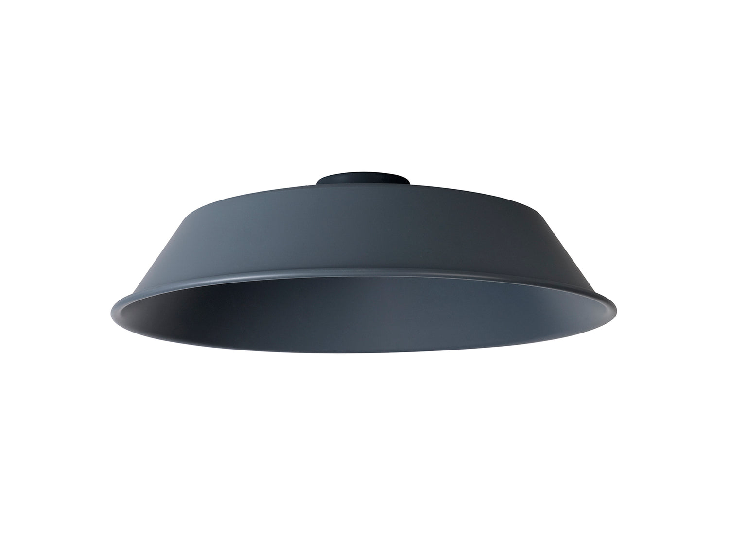 Robson Round 35cm Lampshade With Angled Sides, Cool Grey