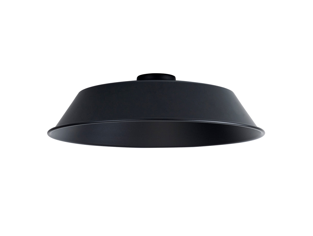 Robson Round 35cm Lampshade With Angled Sides, Black