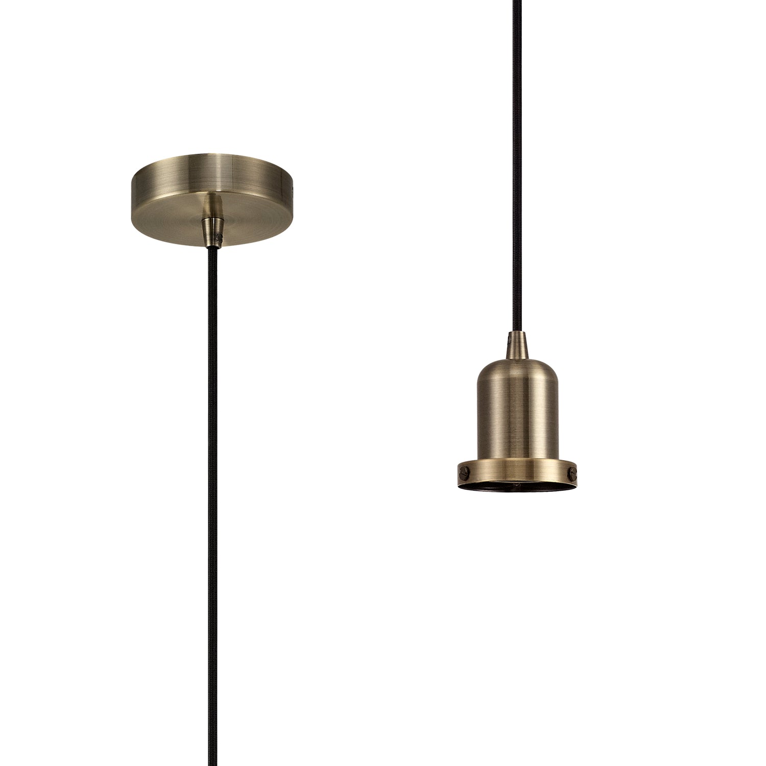 Robson 70mm Collar Ring c/w 3 Screws, Antique Brass