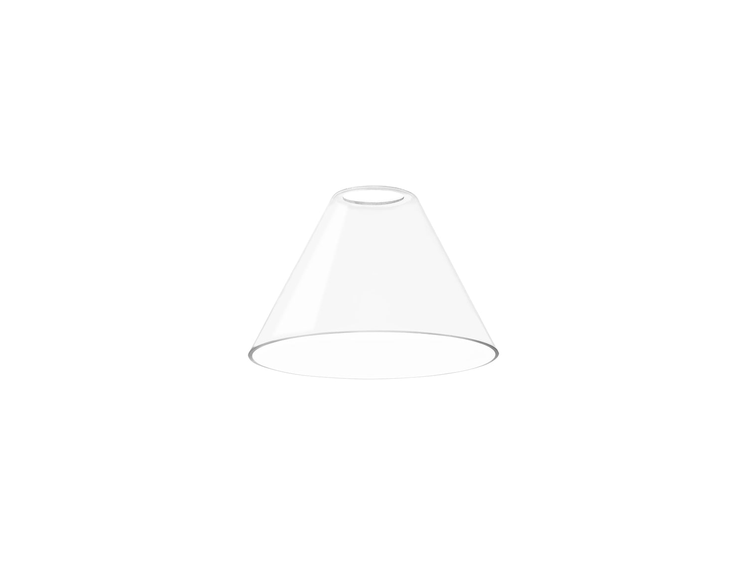 Robson Cone 18cm Glass Shade (C), Clear